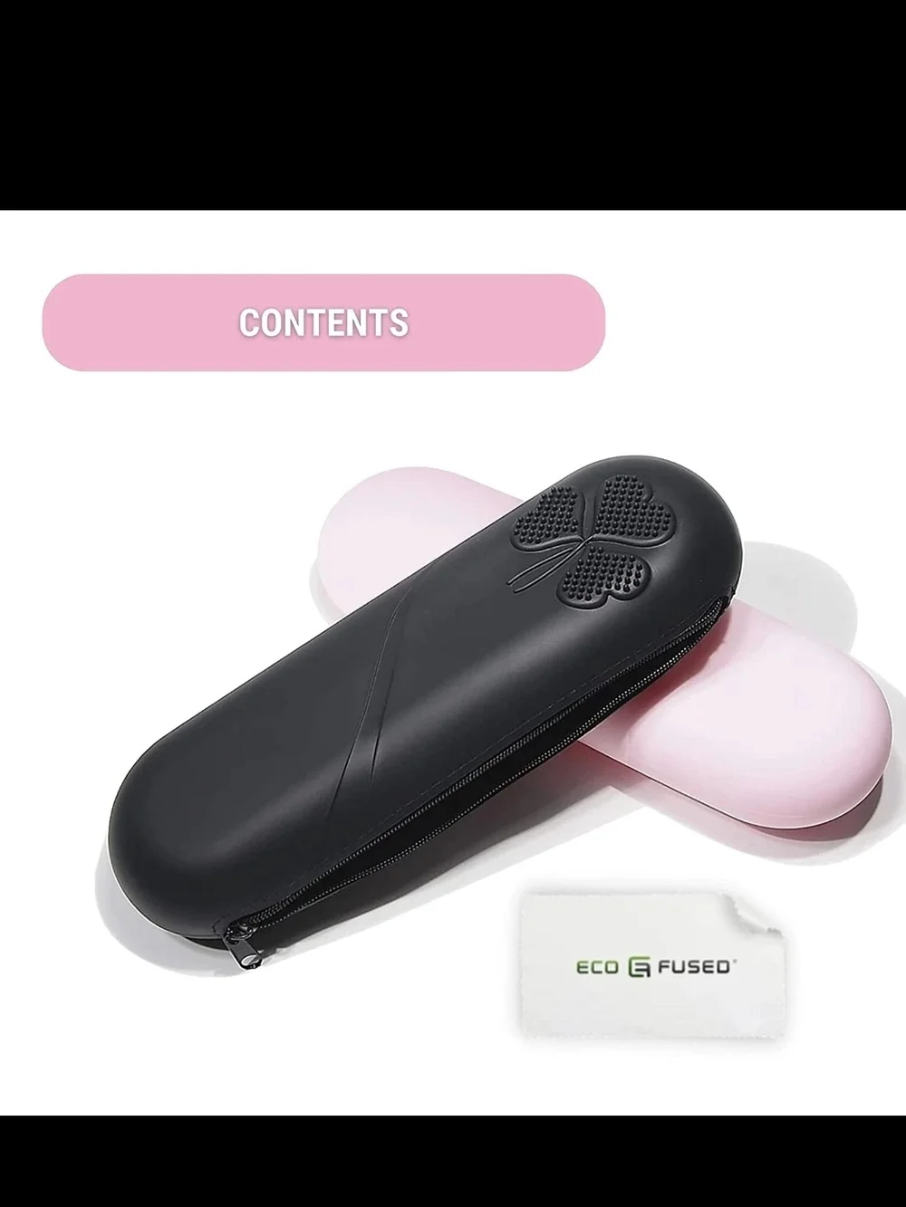 Black Makeup Brush Case - Travel Brush Holder